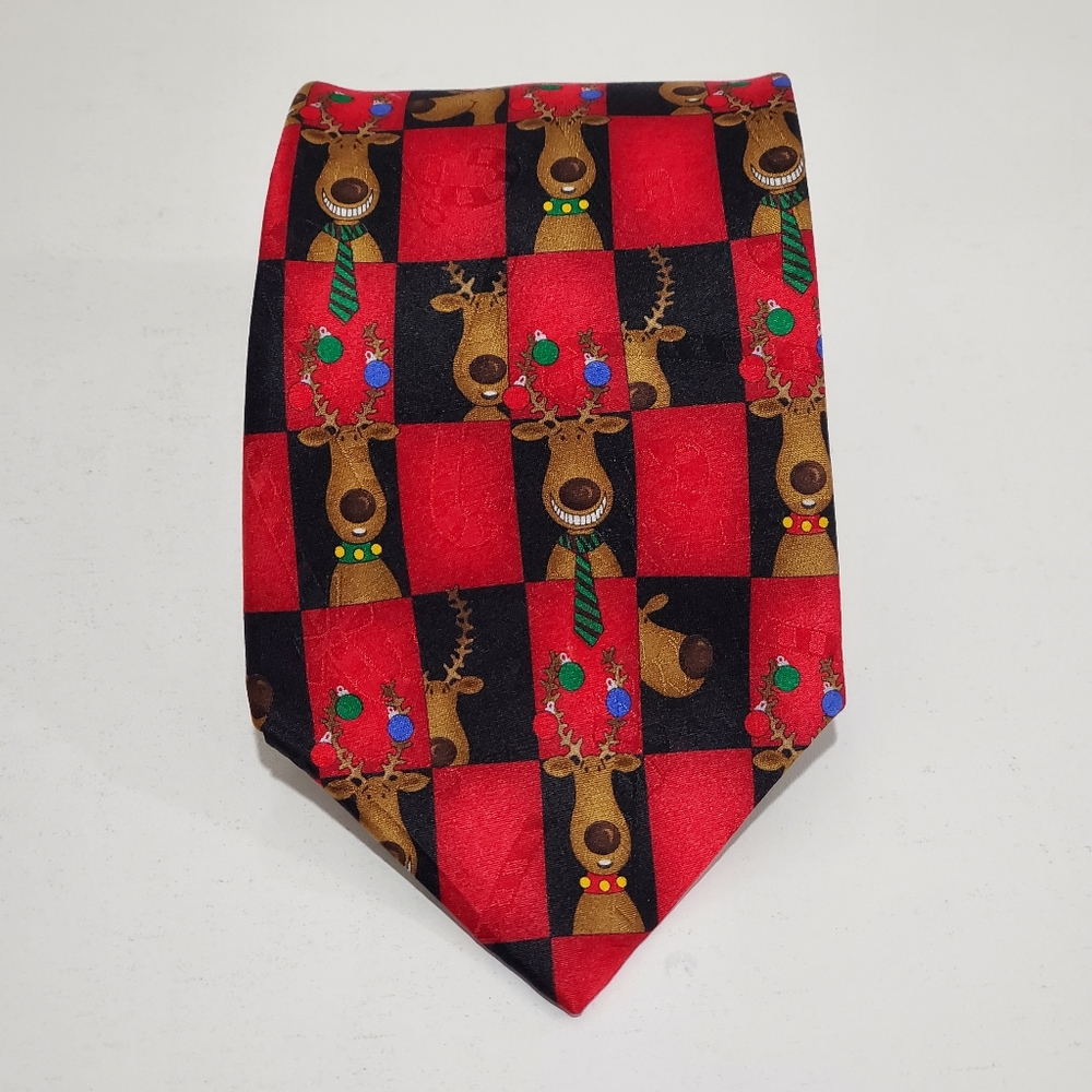 Hallmark Rudolph Silk Tie